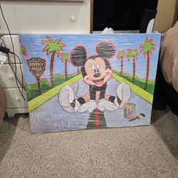 Painting Mickey Wearing Gucci 