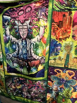 Rick And Marty Blanket