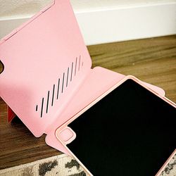 NEW! iPad Pro 13 Case Pink – Rotating Stand