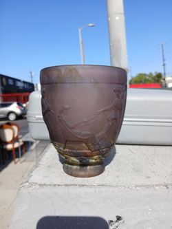Original Georges De Feure Pate-de-Vere Glass Vase