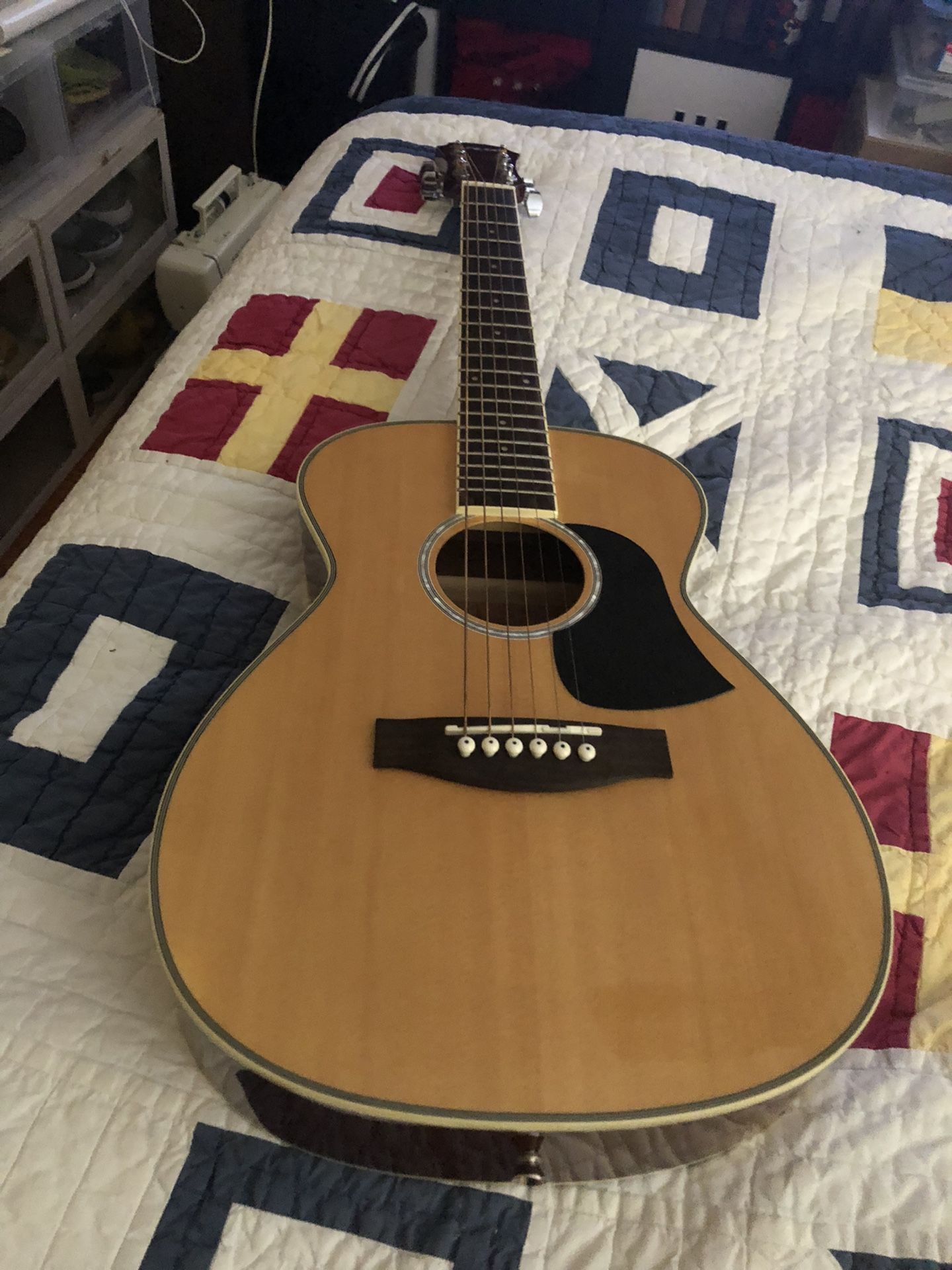 Aria AF 20 1/2 Acoustic Guitar With Soft Case Carrying case