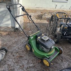 John Deere gas mower