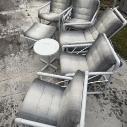 Chairs with Table for Outdoors & Pool