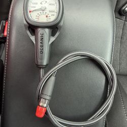Oceanic Maxview SPG PSI - Submersible Pressure Gauge with 36" MiFlex Hose Scuba