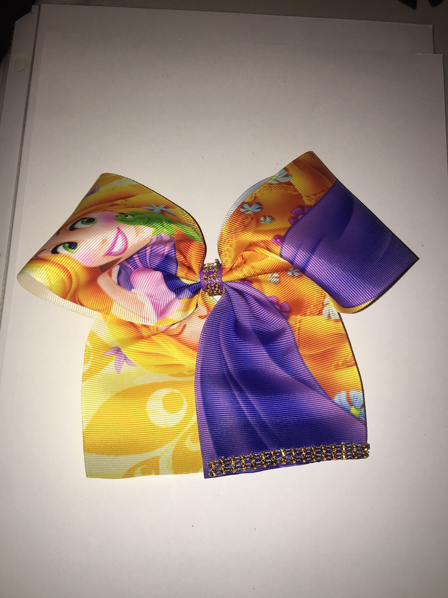Medium Disney Rapunzel Cheer Bow