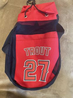 Angels baseball Trout  Backpack/Cooler *NEW*