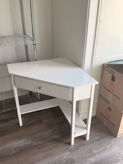 White desk
