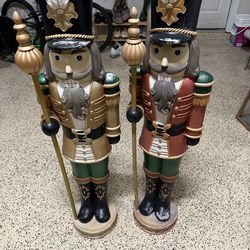 Christmas lighted Nutcrackers
