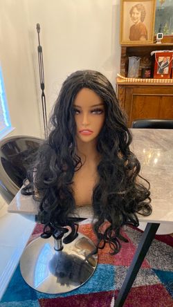 Halloween black wig