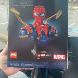 Lego Iron Spider Man Bust 