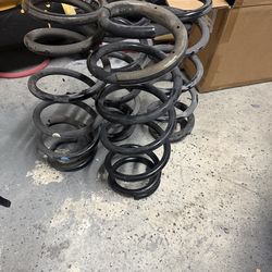 Q50 red sport stock springs