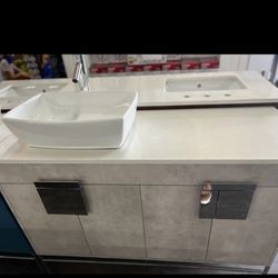 American signiture 48x12 Quartz Top Vanity