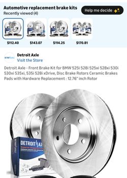 BMW Front Rotors