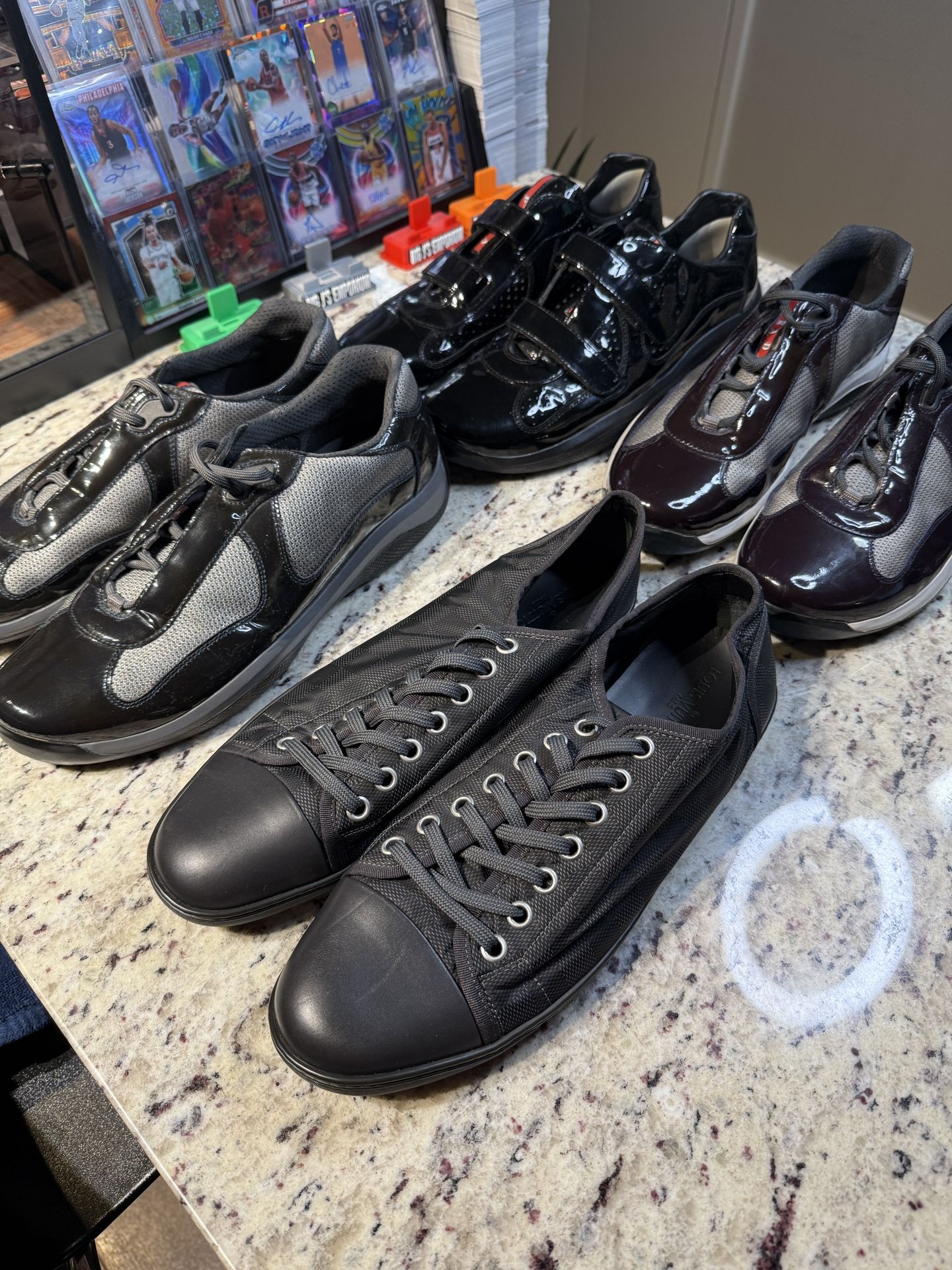Louis Vuitton Prada Sneakers 11.5M Bundle X4