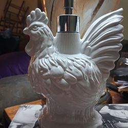 Large Size Rooster/ Dish Liquid Dispenser
