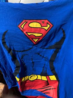 Superwoman T-shirt, cape costume Superwoman T-shirt cape