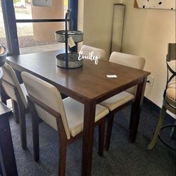 5-Pc Dining Table Set 