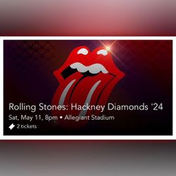 The Rolling Stones ($75 each) *only $20 deposit required to send tickets first*