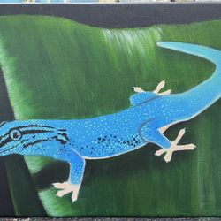 Electric Blue Geco