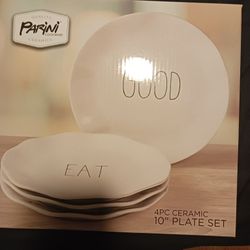 Parini 4pc Ceramic Plates