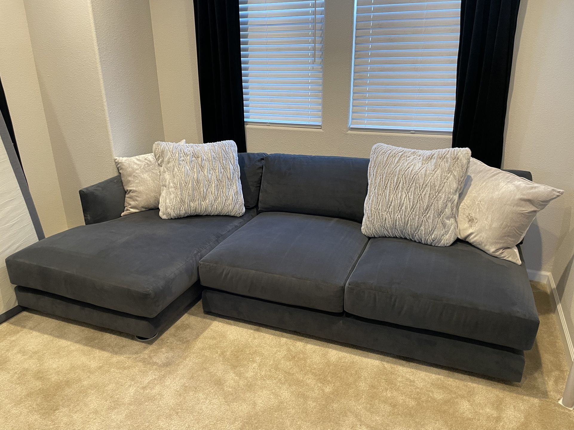 West Elm Haven Sectional Modern Sofa - Originally $2800