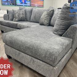 📢 NEW SECTIONAL SOFA TAKE IT TODAY FOR JUST $50 DOWN PAYMENT ✅ 