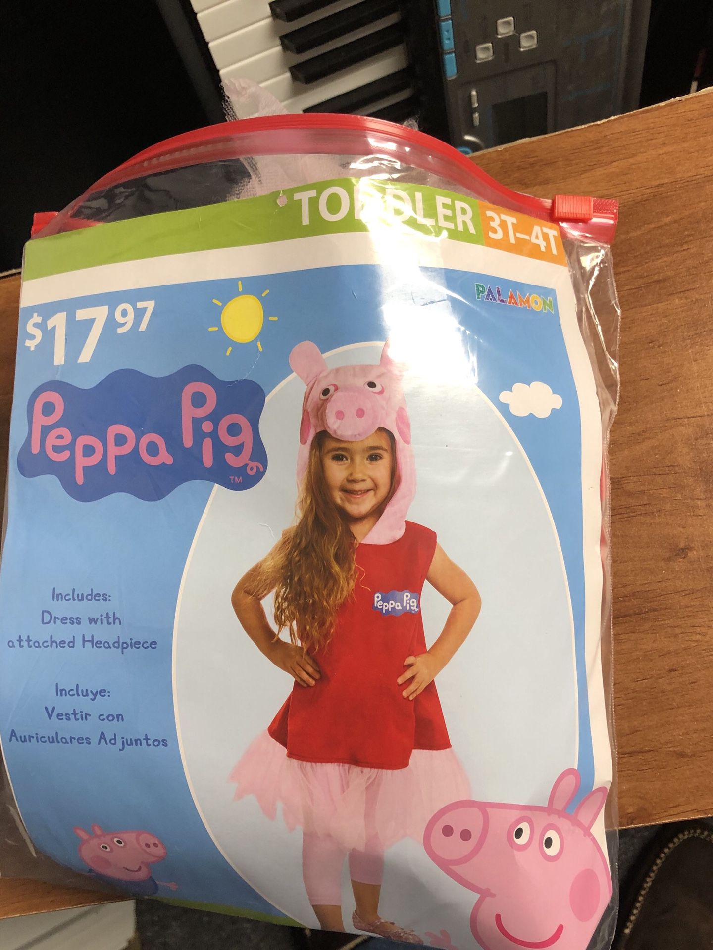 Peppa pig toddler Halloween costume