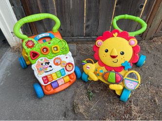 VTech Learning Walker and Fisher-Price Lion Walker