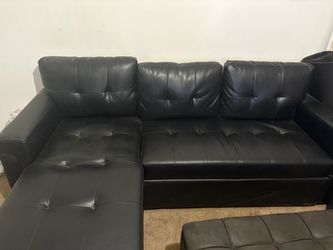 Black couch