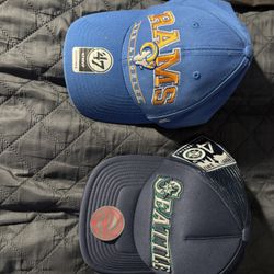 Rams and Seattle MVP hats