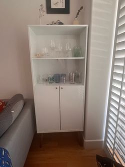 AllModern White Bar Cabinet
