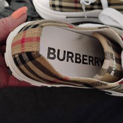 BURBERRY PlAID SNEAKERS