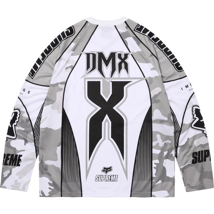 Brand New 100% Authentic Supreme X Fox Racing X Dmx Hockey Jersey Size Large