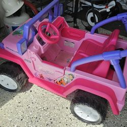 Kids Electric Pink Jeep