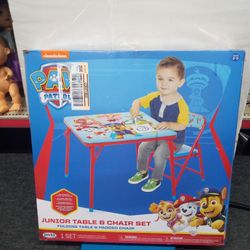 Paw Patrol Kids Table & Chairs Set for Kid and Toddler 36 Months Up to 7 Years