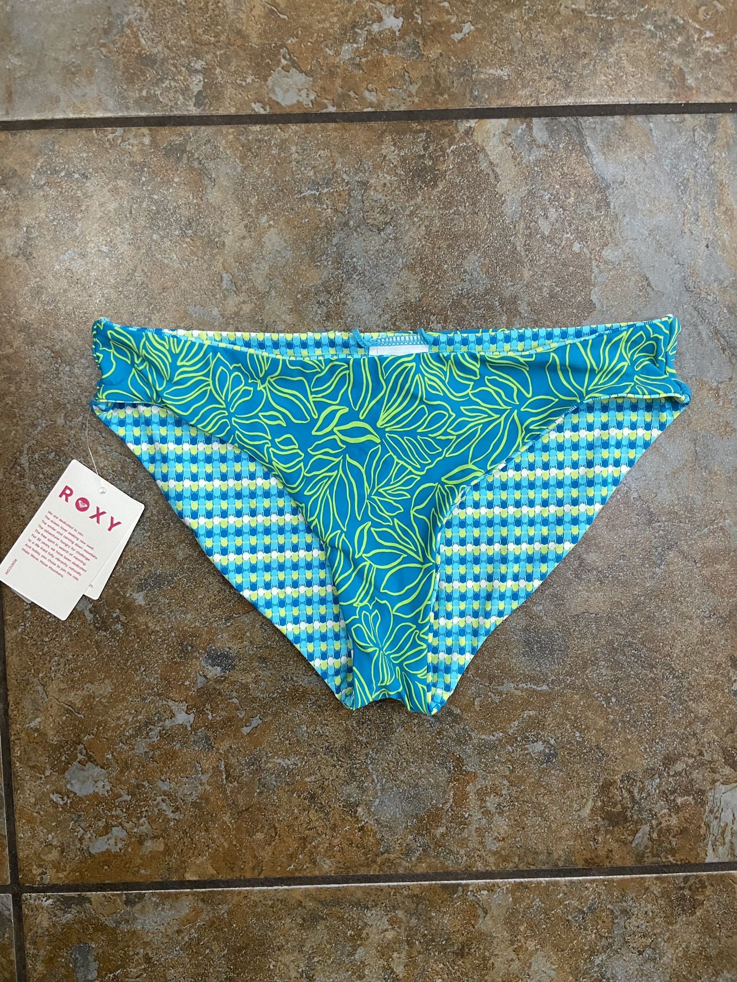 NWT Roxy Small Reversible Bikini Bottoms