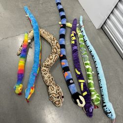 7x plush snake toys