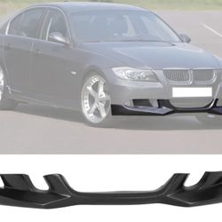 Fits 06-08 BMW E90 3 Series Sedan 4Dr AC-S Style Front Bumper Lip Spoiler Kit PU