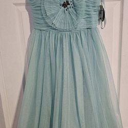 Light Teal Prom/homecoming/party Dress