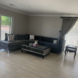 Sectional Sofa set, including coffee table and end table