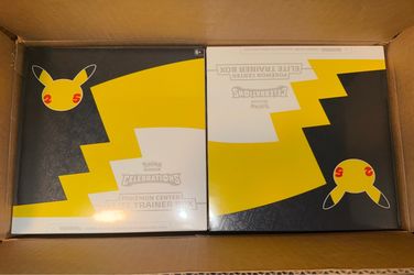 Pokémon 25th Celebrations Elite Trainer Box – Case; Lot of 4
