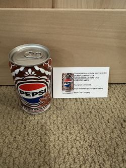 Pepsi Zero Sugar Gingerbread Mini Can