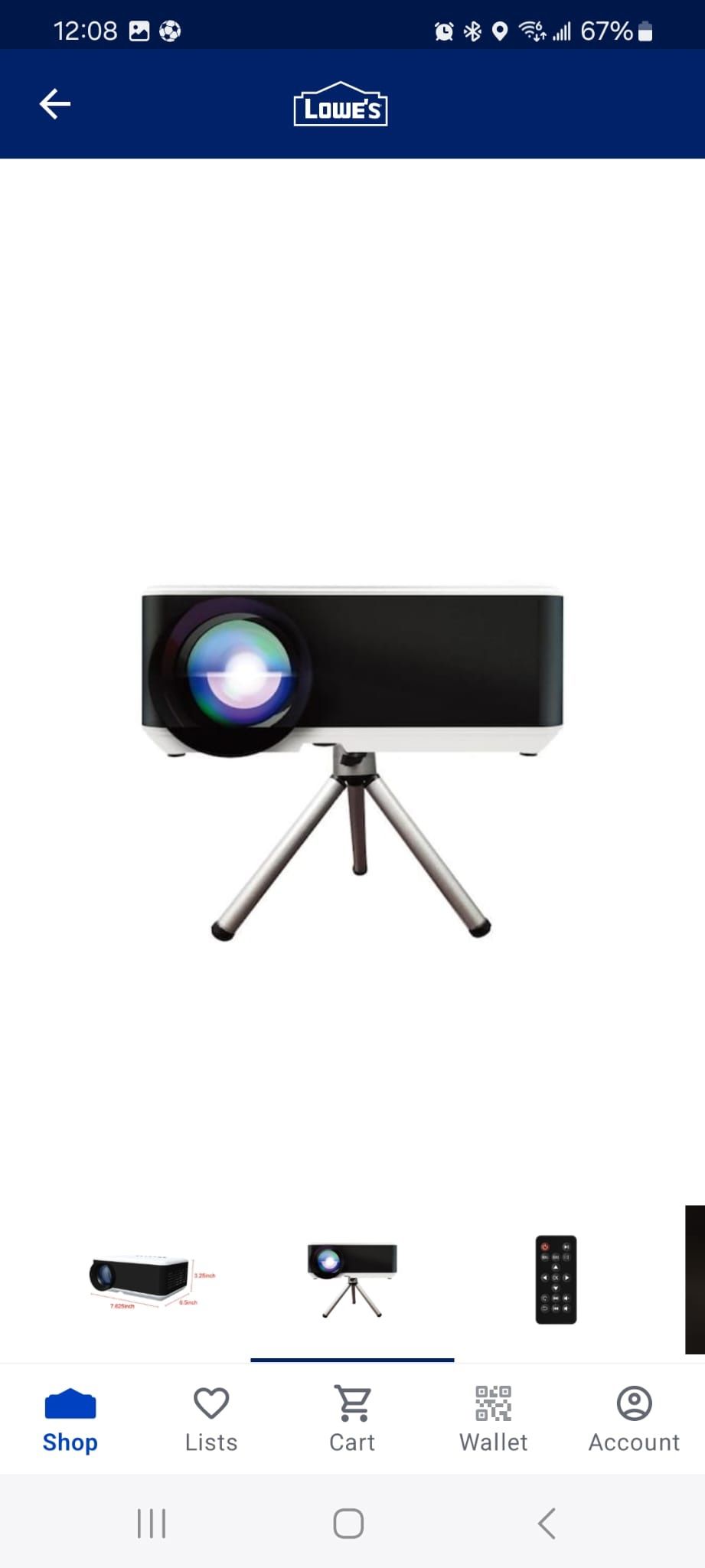 Projector Bluetooth 