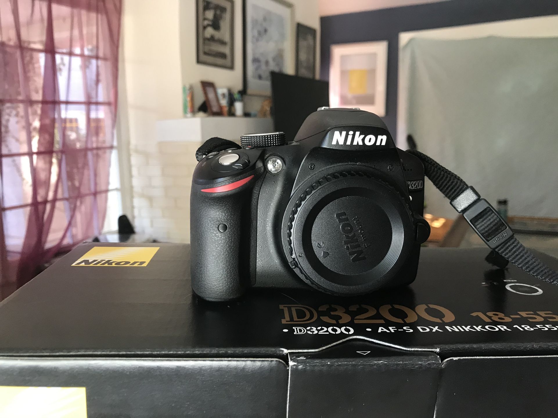 Nikon D3200 w Rokinon Cine Digital 35mm Lens