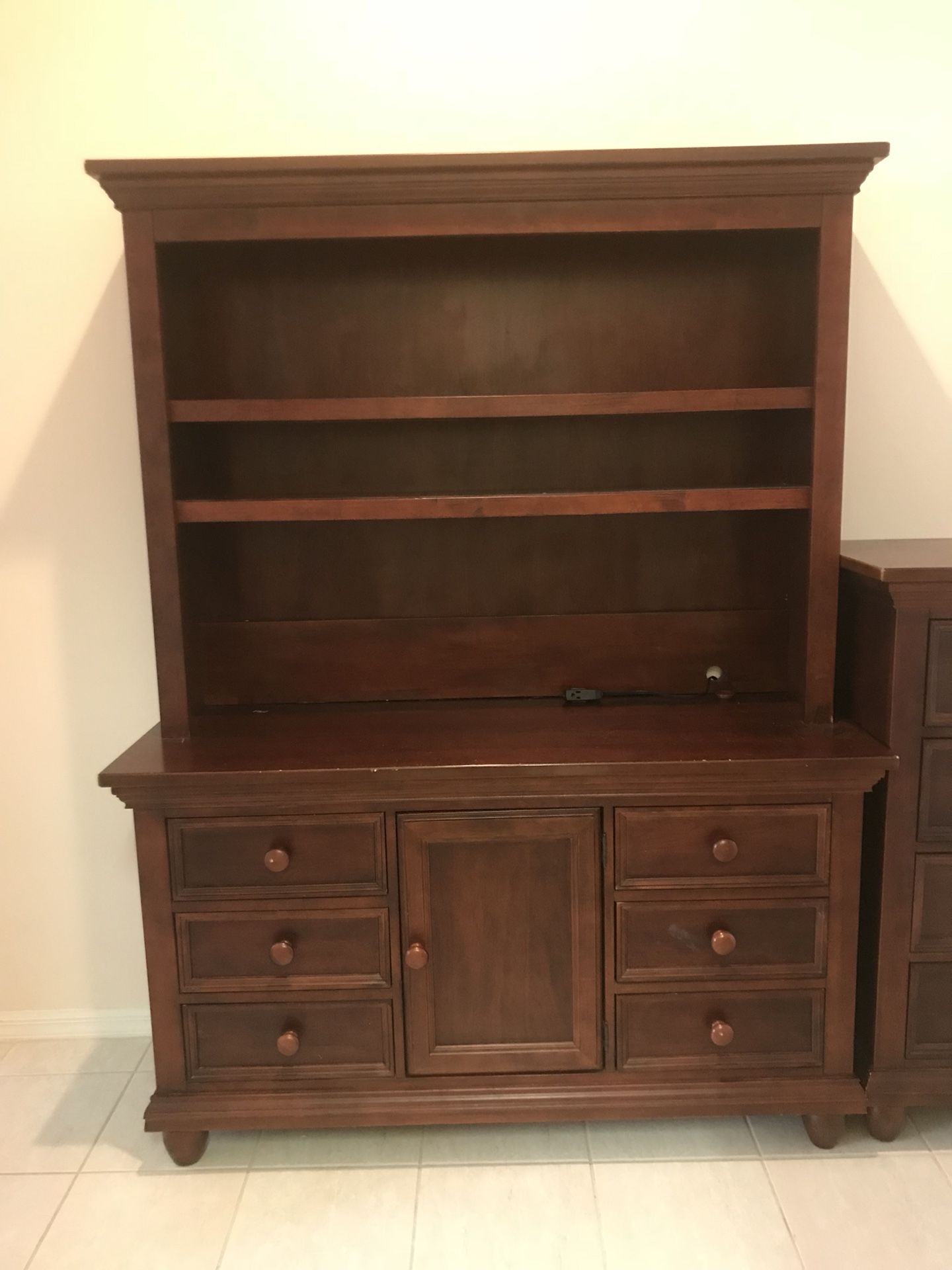 Baby Europa Changing Table Hutch and Dresser for Sale in Palm