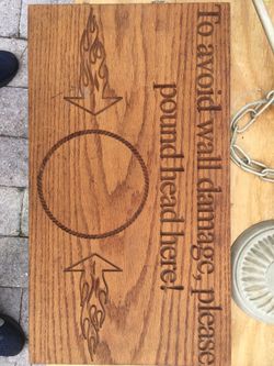 Wood  sign 11 X 20  $25.00 CASH. TEXT FOR PRICES.