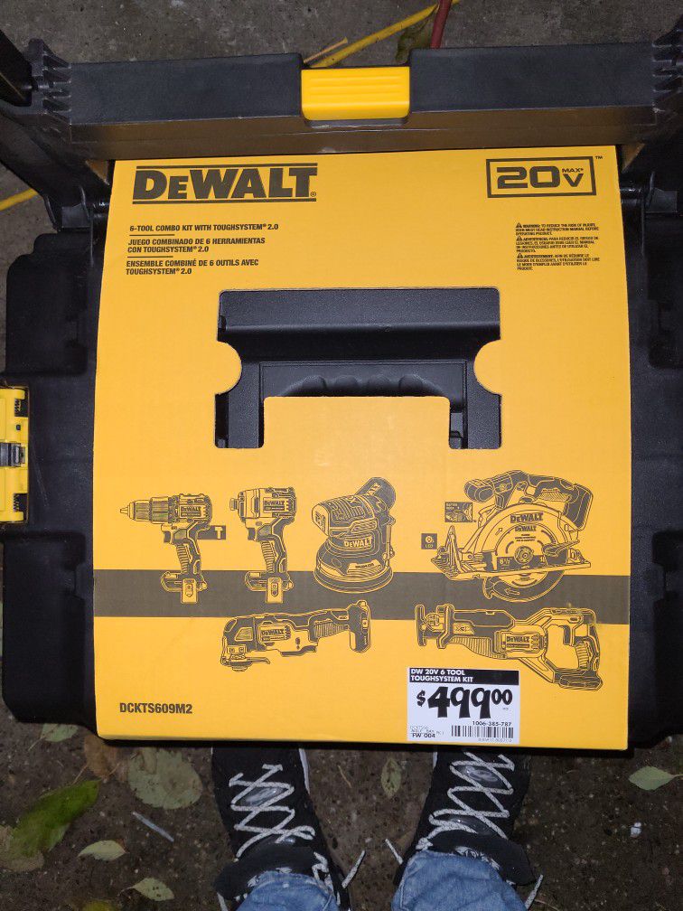 5 Piece Dewalt And Two Extra Battery And A Cordless Drywall Srew Gun Dewalt Also 