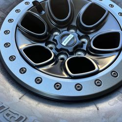 4 2022 FORD RAPTOR BEADLOCKS Rims-Tires $2200