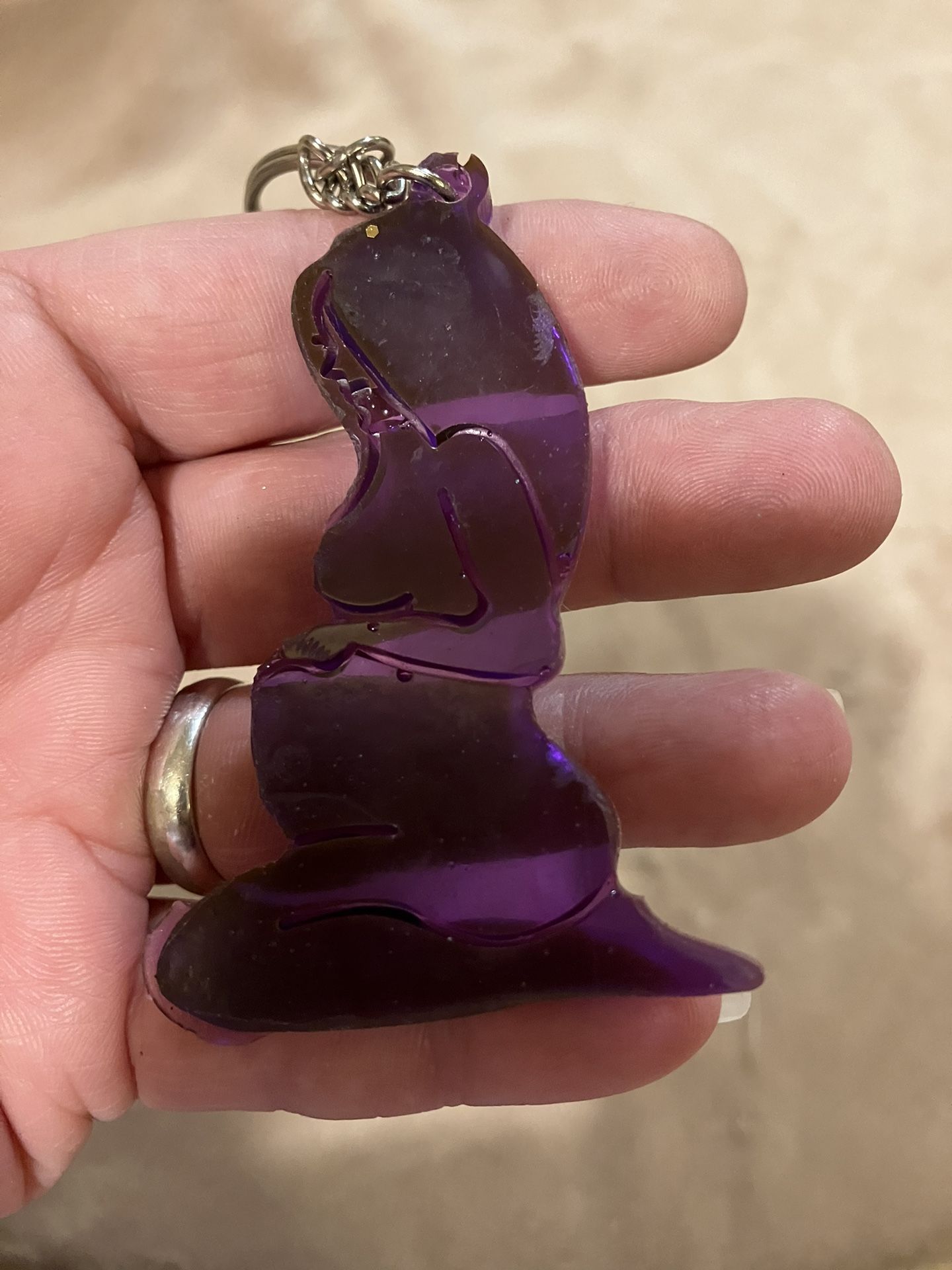Handmade Resin Pregnancy Keychain