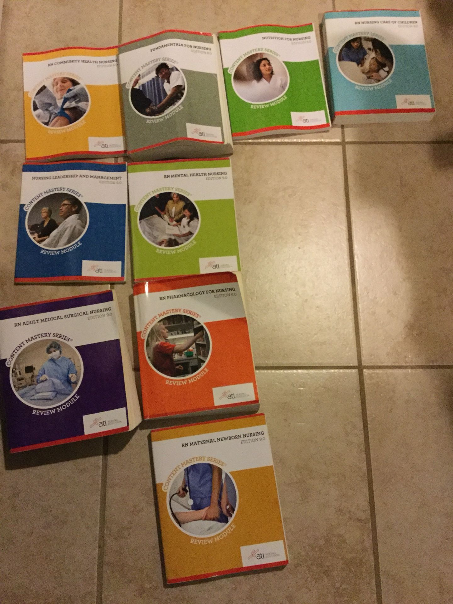 ATI Nursing package books .. for all nursing courses